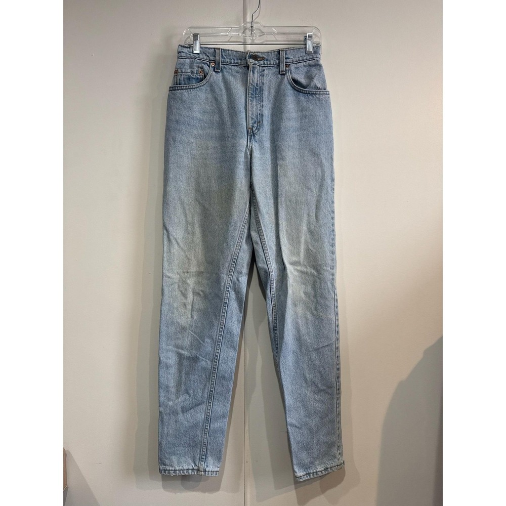 Vintage Levis‎ 550 Jeans Womens 27" Light Wash High Rise Relaxed Tapered 90s